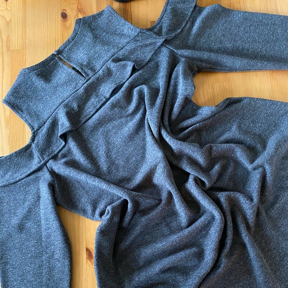 NWOT Loft Mid-Length Cold Shoulder Dress - Picture 5 of 13